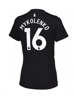 Billige Everton Vitaliy Mykolenko #16 Tredjedrakt Dame 2025-26 Kortermet